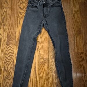 Zara Men's Dark Gray Skinny Jeans